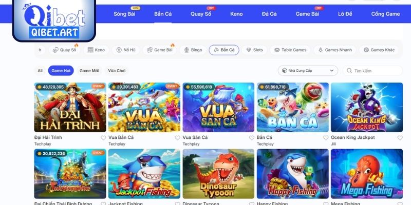 Khái quát vài nét về sảnh game bắn cá QIBET